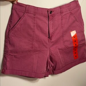Pink Casual Shorts
